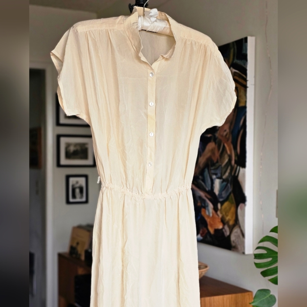 Vintage Carole Little French Silk Midi Dress - Picture 2 of 8